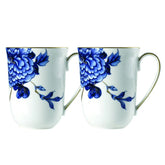 Emperor Flower Mug set of 2 Gold